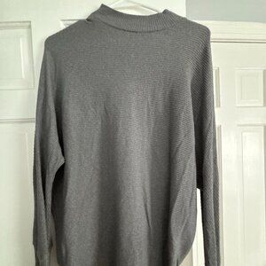 Cozy BP Grey Ribbed Sweater